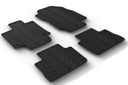 Toyota RAV4 V (XA50) 2018-present car mat set anti-slip Rubbasol rubber (TOY3R4FR) (1)