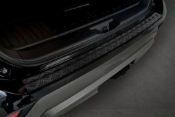 Rear bumper protector Toyota Highlander IV (XU70) 2021-> aluminium diamond plate anthracite matt (TOY4HGBP) (1)