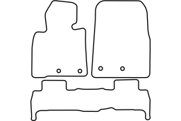 Toyota Land Cruiser (J200) 2007- car mat set (TOY4LAMV)