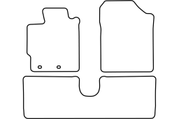 Toyota Yaris III 2011- 3d & 5d car mat set (TOY4YAMV)
