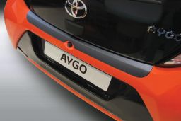 Toyota Aygo II 2014-> 3 & 5-door hatchback rear bumper protector ABS (TOY5AYBP)