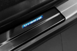 Door sill plates suitable for Toyota C-HR 2016-2023 stainless steel brushed anthracite 4 pieces (TOY6CHEG) (1)