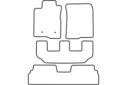 Toyota Corolla Verso (AR10) 2004-2009 car mat set (TOY6COMV)