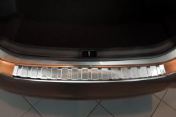 Toyota Corolla (E170) 2016-> 4-door saloon rear bumper protector stainless steel (TOY7COBP) (1)