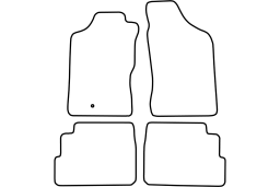Toyota Land Cruiser (HZJ78) 1999-2004 car mat set (TOY7LAMV)