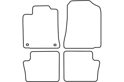 Toyota Corolla (E120) 2002-2007 wagon car mat set (TOY8COMV)