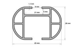 Twinny Load aluminium dimensions / afmetingen / Abmessungen / dimensions (5)