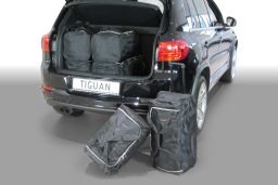 Volkswagen Tiguan (5N) 2007-2015 Car-Bags set (diepe laadvloer)