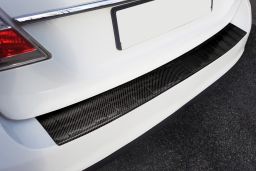 Rear bumper protector Volvo V70 (P24) 2013-2016 wagon carbon (VOL11V7BP) (1)