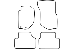 Volvo 940 - 960 1990-1998 4d & wagon car mat set (VOL194MV)