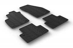 Volvo S40 II 2004-2012 4-door saloon car mats set anti-slip Rubbasol rubber (VOL1S4FR)