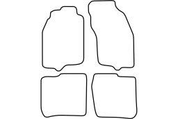 Volvo S40 I 1995-2000 4d car mat set (VOL1S4MV)