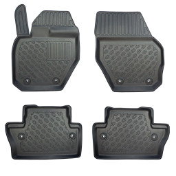 Volvo S60 II 2010- 4d foot mat set PE/TPE rubber / automatten set PE/TPE rubber / Fußmatten Set PE/TPE Gummi / jeu tapis auto PE/TPE caoutchouc (VOL1S6FM)