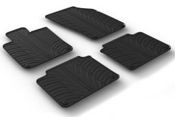 Volvo S90 II 2016-present 4-door saloon car mat set anti-slip Rubbasol rubber (VOL1S9FR) (1)