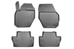 Car mats suitable for Volvo V60 I 2010-2018 wagon Guardliner PE/TPE rubber (VOL1V6FM-G) (1)