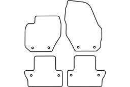Volvo V60 2010- car mat set (VOL1V6MV)