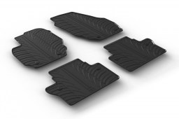 Volvo V70 - XC70 (P24) 2007-2016 wagon car mats set anti-slip Rubbasol rubber (VOL1V7FR)