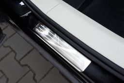 Door sill plates Volvo XC60 II 2017-present stainless steel 4 pieces (VOL1X6EG) (1)