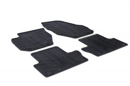 Volvo XC60 I 2008-2017 car mats set anti-slip Rubbasol rubber (VOL1X6FR)