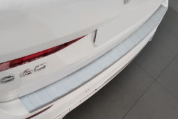 Rear bumper protector suitable for Volvo XC60 II 2017->   stainless steel light grey (VOL26X6BP) (1)