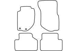 Volvo V90 - S90 1996-1998 4d & wagon car mat set (VOL294MV)