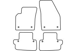 Volvo C70 2006-2009 car mat set (VOL2C7MV)