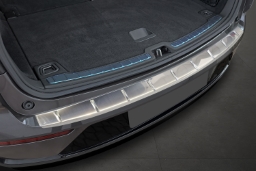 Rear bumper protector suitable for Volvo EX90 2024->   stainless steel brushed (VOL2E9BP) (1)