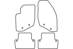 Volvo V70 (P26) 2000-2007 car mat set (VOL2V7MV)