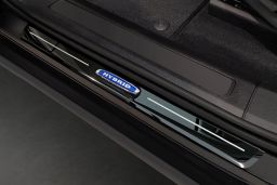 Door sill plates Volvo XC60 II 2017-> stainless steel high gloss black 4 pieces (VOL2X6EG) (1)
