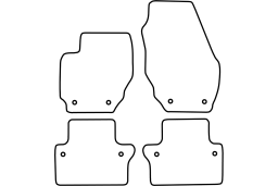 Volvo V70 (P24) 2007- car mat set (VOL3V7MV)