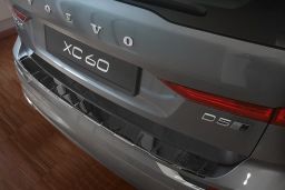 Rear bumper protector Volvo XC60 II 2017-present carbon (1)