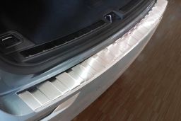 Volvo XC60 II 2017-> rear bumper protector stainless steel (VOL9X6BP) (1)