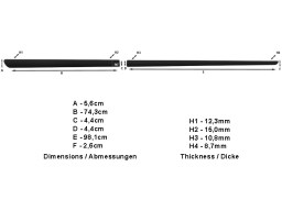 Volkswagen Amarok '11- side protection set