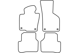 Volkswagen Passat Variant (B6) 2005-2010 car mat set (VW10PAMV)