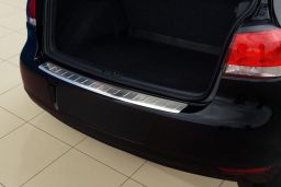Volkswagen Golf VI (5K) 2008-2012 5-door hatchback rear bumper protector stainless steel (VW11GOBP) (2)