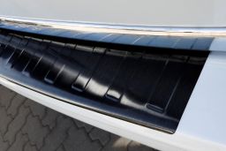 Volkswagen Transporter T6 2015-> rear bumper protector stainless steel black (VW12T6BP) (4)