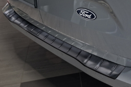 Rear bumper protector suitable for Volkswagen Transporter T7 2024-> stainless steel brushed anthracite (VW13T7BP) (1)