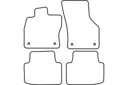 Volkswagen Passat Variant (B8) 2014- car mat set (VW15PAMV)