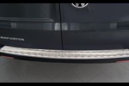 Rear bumper protector Volkswagen Transporter T5 2003-2015   stainless steel (VW15T5BP) (1)
