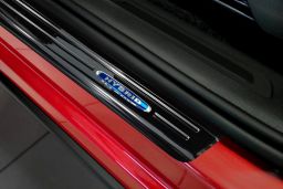 Door sill plates Volkswagen Tiguan II 2015-> stainless steel high gloss black 4 pieces (VW16TIEG) (1)