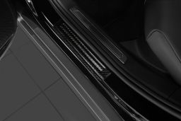 Door sill plates Volkswagen Tiguan II 2015-2024 carbon 2 pieces (VW17TIEG) (1)