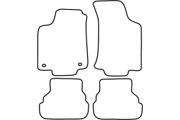 Volkswagen Golf III (1H) 1997-1998 3d & 5d car mat set (VW19GOMV)