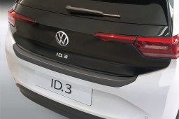 Rear bumper protector Volkswagen ID.3 2019-> 5-door hatchback ABS - brushed alloy (VW1I3BP) (1)