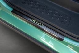 Door sill plates Volkswagen ID.Buzz 2022-> stainless steel anthracite 2 pieces (VW1IBEG) (1)