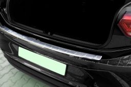 Rear bumper protector Volkswagen ID.3 2019-> 5-door hatchback stainless steel (VW1IDBP) (1)