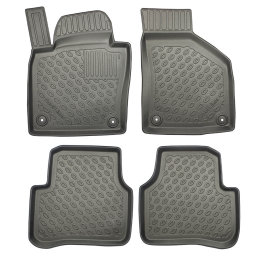 Volkswagen Passat (B6) 2005-2010 4d foot mat set PE/TPE rubber / automatten set PE/TPE rubber / Fußmatten Set PE/TPE Gummi / jeu tapis auto PE/TPE caoutchouc (VW1PAFM)