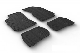 Volkswagen Passat (B5) 1996-2005 4-door saloon car mats set anti-slip Rubbasol rubber (VW1PAFR)
