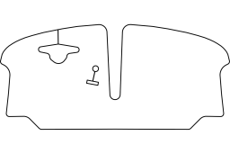 Volkswagen T2 1967-1979 car mat set (VW1T2MV)