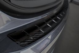 Rear bumper protector Volkswagen Taigo (CS) 2021->   carbon (VW1TGBP) (1)