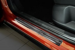 Volkswagen T-Roc (A1) 2017-present door sill plates set 4 pcs high gloss black (VW1TREG)